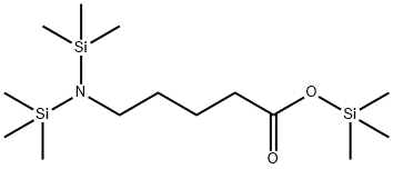 5-[ビス(トリメチルシリル)アミノ]ペンタン酸トリメチルシリル 化学構造式