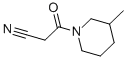 Piperidine,1-(cyanoacetyl)-3-methyl- Structure