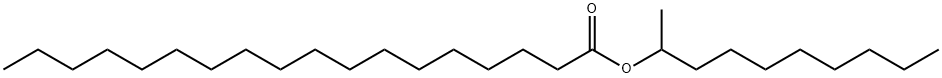 ステアリン酸1-メチルノニル 化学構造式