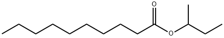 デカン酸1-メチルプロピル 化学構造式