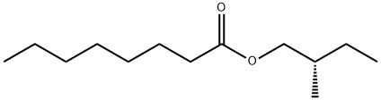 (S)-2-methylbutyl octanoate Struktur