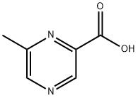 6-メチルピラジン-2-カルボン酸 化学構造式