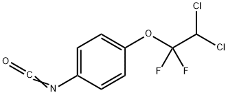 1-(2,2-dichloro-1,1-difluoroethoxy)-4-isocyanatobenzene  Structure