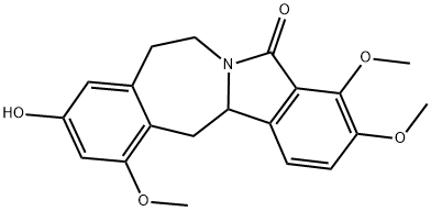 7,8,13,13a-Tetrahydro-10-hydroxy-3,4,12-trimethoxy-5H-isoindolo[1,2-b][3]benzazepin-5-one Structure