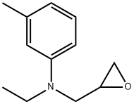 N-(2,3-epoxypropyl)-N-ethyl-m-tolylamine Structure