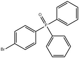 (4-broMophenyl)diphenylphosphine
oxide Structure