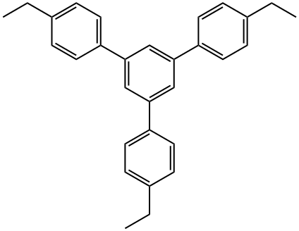 4,4-二乙基-5-(4-乙基苯基)-1,1:3,1-三联苯, 55255-72-6, 结构式