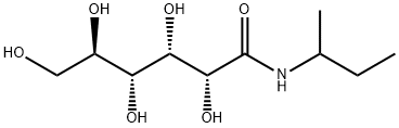 N-(1-メチルプロピル)-D-グルコンアミド 化学構造式