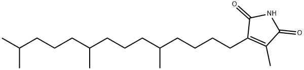 3-Methyl-4-(5,9,13-trimethyltetradecyl)-1H-pyrrole-2,5-dione Struktur