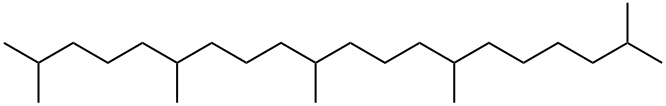 2,6,10,14,19-ペンタメチルイコサン 化学構造式