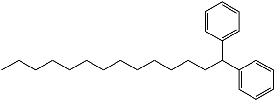 1,1-ジフェニルテトラデカン 化学構造式
