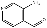 3-アミノピリジン-4-カルボキシアルデヒド 化学構造式
