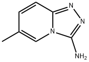 3-アミノ-6-メチル-1,2,4-トリアゾロ[4,3-a]ピリジン 化学構造式