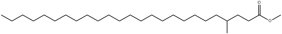 4-メチルペンタコサン酸メチル 化学構造式