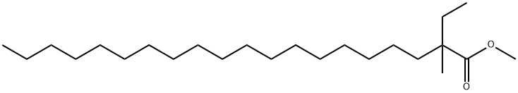 2-エチル-2-メチルイコサン酸メチル 化学構造式