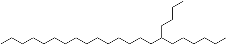 7-Butyldocosane. Struktur