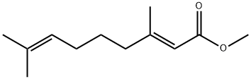 (E)-3,8-Dimethyl-2,7-nonadienoic acid methyl ester Struktur