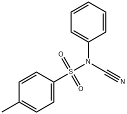 N-氰基-N-苯基-对甲苯磺酰胺, 55305-43-6, 结构式