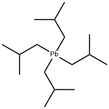Tetrakis(2-methylpropyl)lead(IV) Struktur