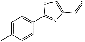 2-P-TOLYL-OXAZOLE-4-CARBALDEHYDE Struktur