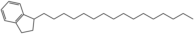 1-Hexadecyl-2,3-dihydro-1H-indene Struktur