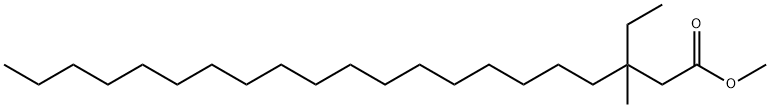 3-Ethyl-3-methylhenicosanoic acid methyl ester Structure