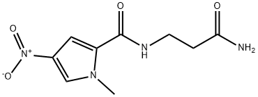 N-(2-Carbamoylethyl)-1-methyl-4-nitro-1H-pyrrole-2-carboxamide Struktur