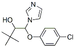 1-(4-Chlorophenoxy)-1-(1-imidazolyl)-3,3-dimethyl-2-butanol Struktur