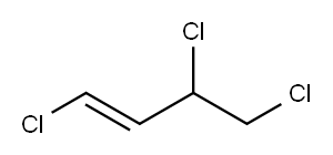 (E)-1,3,4-Trichloro-1-butene Struktur