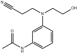 N-[3-[(2-cyanoethyl)(2-hydroxyethyl)amino]phenyl]acetamide Struktur