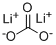 炭酸ジリチウム 化学構造式