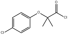 2-(4-CHLOROPHENOXY)-2-METHYLPROPANOYL CHLORIDE Structure