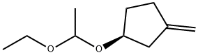 Cyclopentane, 1-(1-ethoxyethoxy)-3-methylene-, (1S)- (9CI) Structure