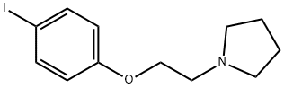 吡咯烷,1 - [2 - (4 - IODOPHENOXY)乙基] 结构式