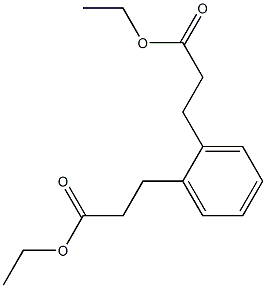 1,2-Benzenedipropionic acid diethyl ester Struktur