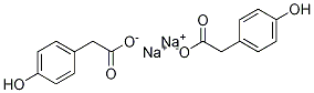 Benzeneacetic acid, 4-hydroxy-, disodiuM salt Structure