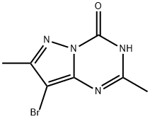 8-BroMo-2,7-diMethyl-3H-pyrazolo[1,5-a][1,3,5]triazin-4-one Structure