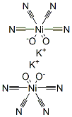 tetracyano-nickelat dipotassium Struktur