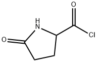 2-Pyrrolidinecarbonyl chloride, 5-oxo- (9CI) Struktur