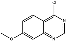 4-氯-7-甲氧基喹唑啉 结构式