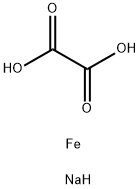 トリ(しゅう酸1-ナトリウム)鉄(III) 化学構造式