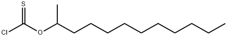 Chloridothiocarbonic acid S-dodecyl ester Struktur