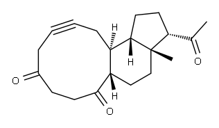 5,10-seco-19-norpregn-5-yne-3,10,20-trione Structure