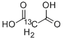 マロン酸(2-13C) 化学構造式