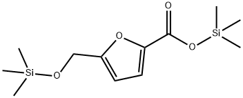 5-[(Trimethylsiloxy)methyl]-2-furancarboxylic acid trimethylsilyl ester Structure