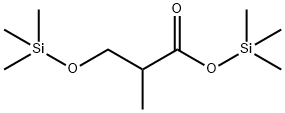 2-Methyl-3-[(trimethylsilyl)oxy]propionic acid trimethylsilyl ester Struktur