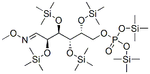 2-O,3-O,4-O,5-O-Tetrakis(trimethylsilyl)-6-O-[bis(trimethylsilyloxy)phosphinyl]-D-galactose O-methyl oxime Struktur