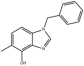 1-Benzyl-5-methyl-1H-benzimidazol-4-ol Struktur