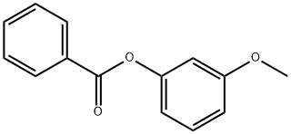 3-METHOXYPHENYLBENZOATE Struktur