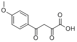 4-(4-Methoxy-phenyl)-2,4-dioxo-butyric acid, 55558-77-5, 结构式